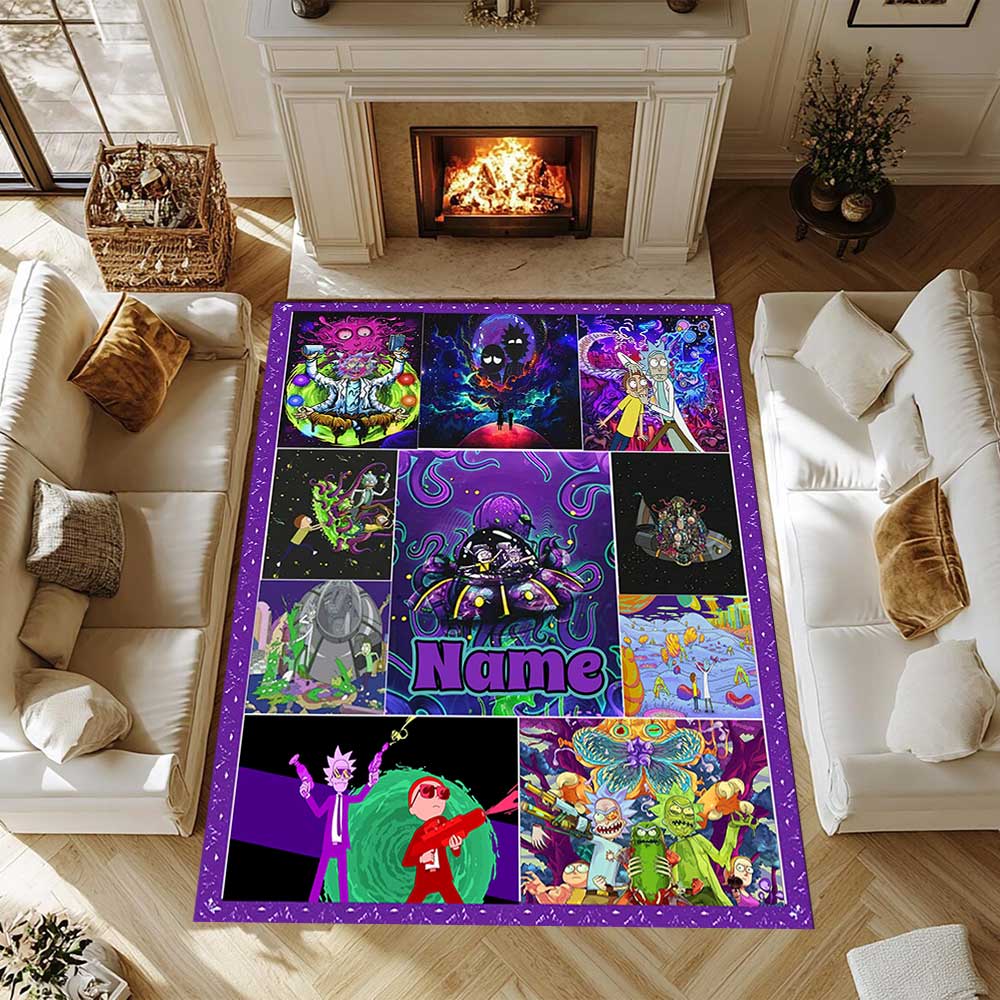 Warner Bros. Movies (13) Customize Your Name Rug, Office Chair Cushion, Home Bedroom Living Room Gift.
