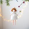 Cloth Christmas Angel Doll Hanging Pendants Xmas Tree Pendant Plush Toy Pendant  Home Decor