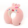 Cuscino da Viaggio a Forma di U in Memory Foam con Animali dei Cartoni Animati per Comfort in Viaggio e in Ufficio