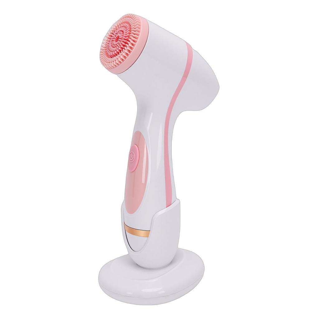 Facial Cleansing Brush Rechargeable IPX5 Water Proof Face Scrubber with 3 Heads for Deep Pore Cleaning Gentle