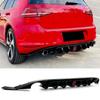 Rear Diffuser For VW Golf 7 MK7 Pre-Facelift GTI GTD TSI 2014-2017 Hatchback Car Rear Bumper Diffuser Lip w/LED Light