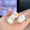Cute Mini Ducks Car Interior Decoration Auto Rearview Mirror Dashboard Ornaments for Woman Man Gift Kawaii Car Accessories
