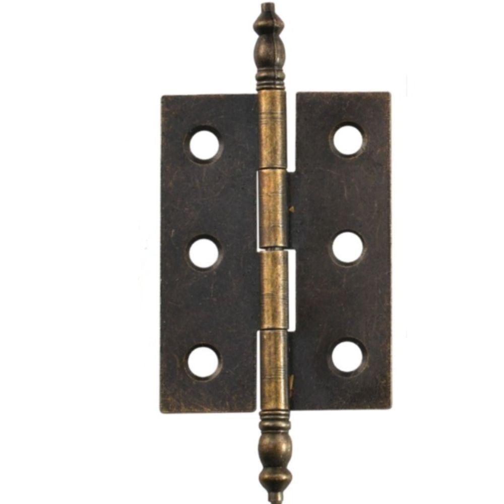 Durable New Chinese Style Folding Hinges Iron Crown Head Zinc Zinc Alloy Iron Hinge Furniture