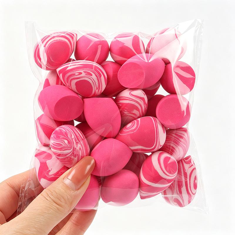 30/40Pcs Mini Makeup Sponges, Expand When Exposed To Water, Can Be Used Both Wet And Dry, Suitable For All Skin Types