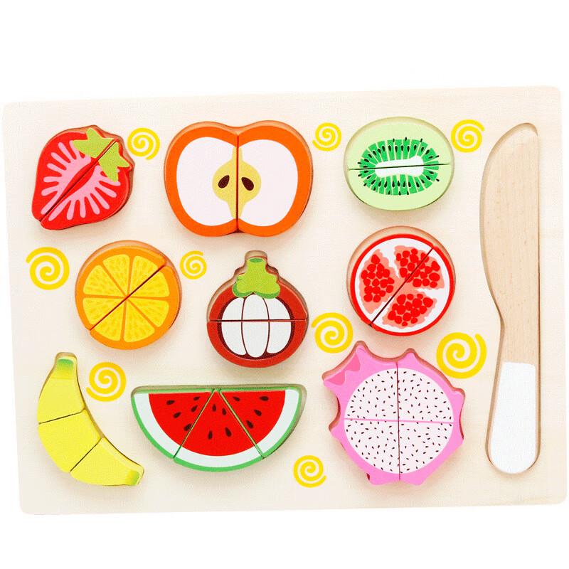 Muwazi Kids Magnetic Wooden Kitchen Puzzle Set