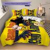 3pcs Flame Unity Amricas Pride Bedding Set, Includes One Quilt Cover and Two Pillowcases, Bedroom and Guest Room Decoration. T72301116
