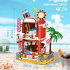 TOYLINX DIY Modular Street View Model Bricks Toy Set Gift for Kids Building Blocks Kits Series House Model Box Educational STEM
