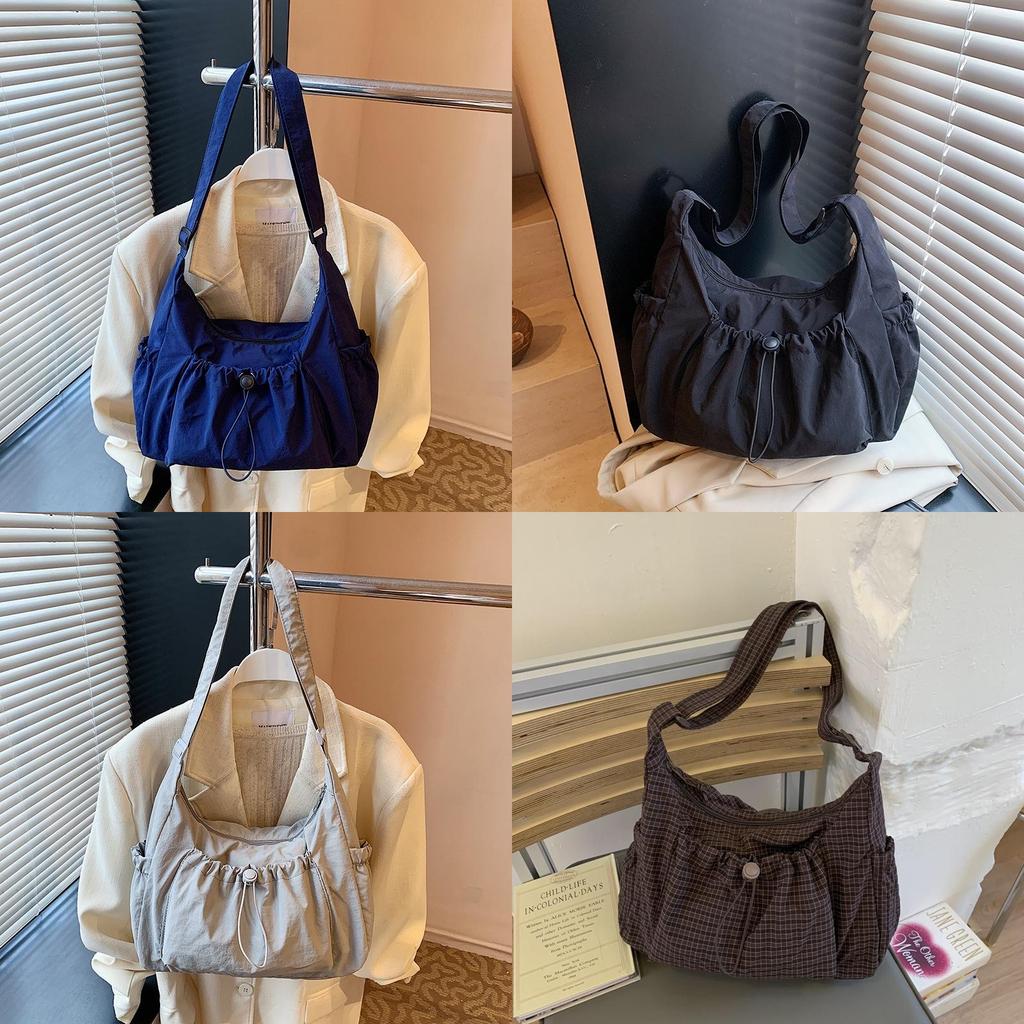 Fashion Nylon Shoulder Bag With Large Capacity For Weekend Outings