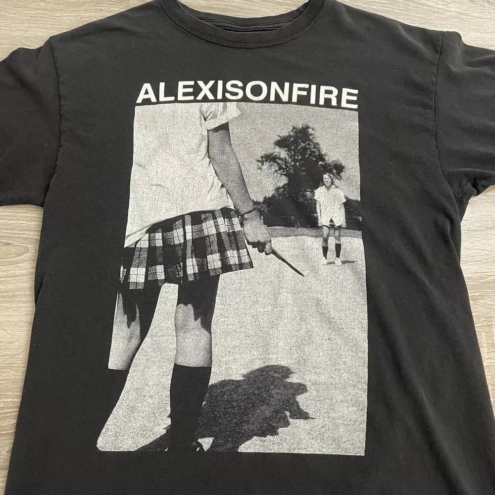 ALEXISONFIRE school girls knife fight T-shirt Unisex Tee All Sizes QA046 Unisex T-Shirt S