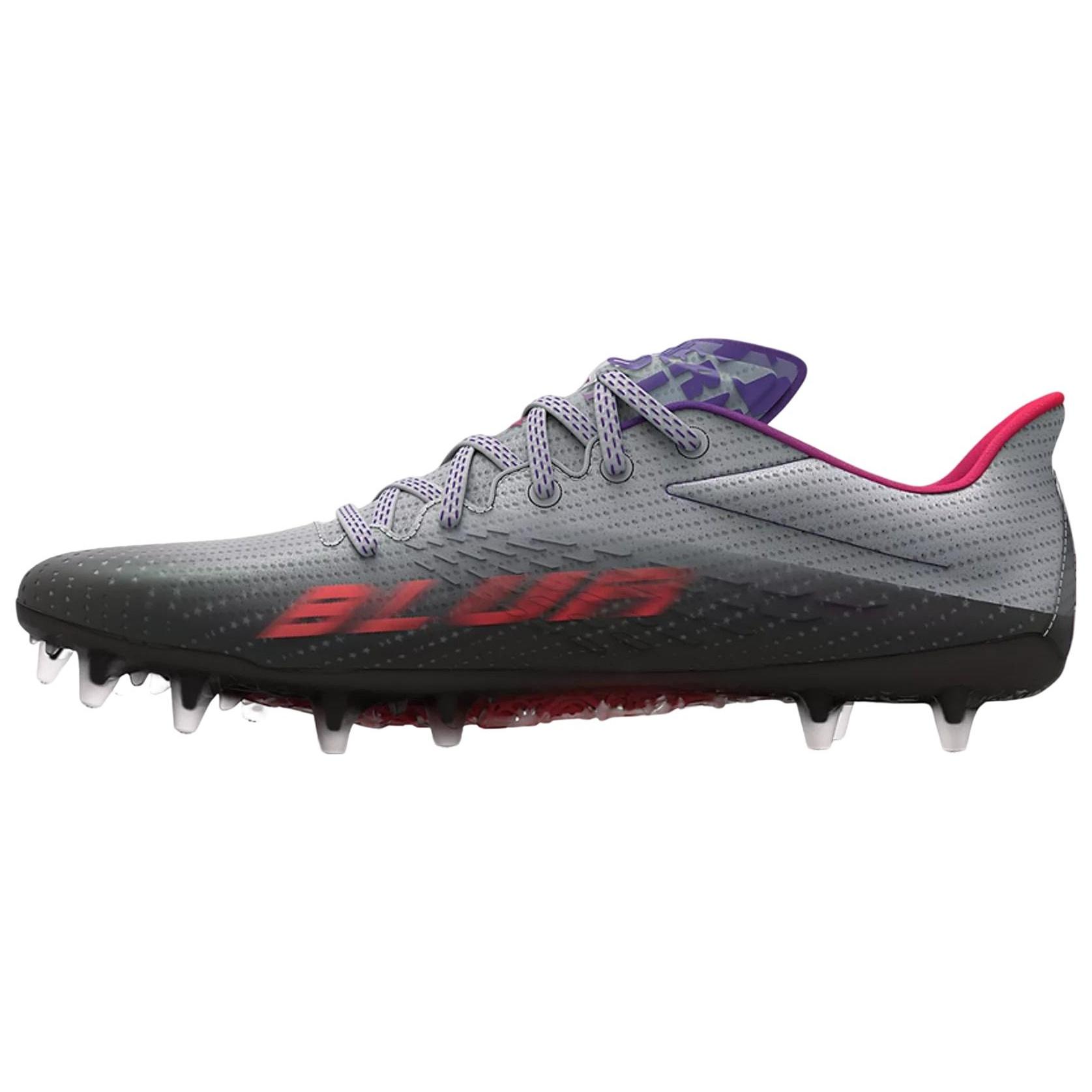 (WMNS) Under Armour Blur Smoke MC Football Cleats Grey Black Women s 3025123-100 EU 42