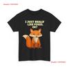 I Just Really Like Foxes Ok T Shirt Lovers Animals Funny Vintage Fashion Stretched Stylish