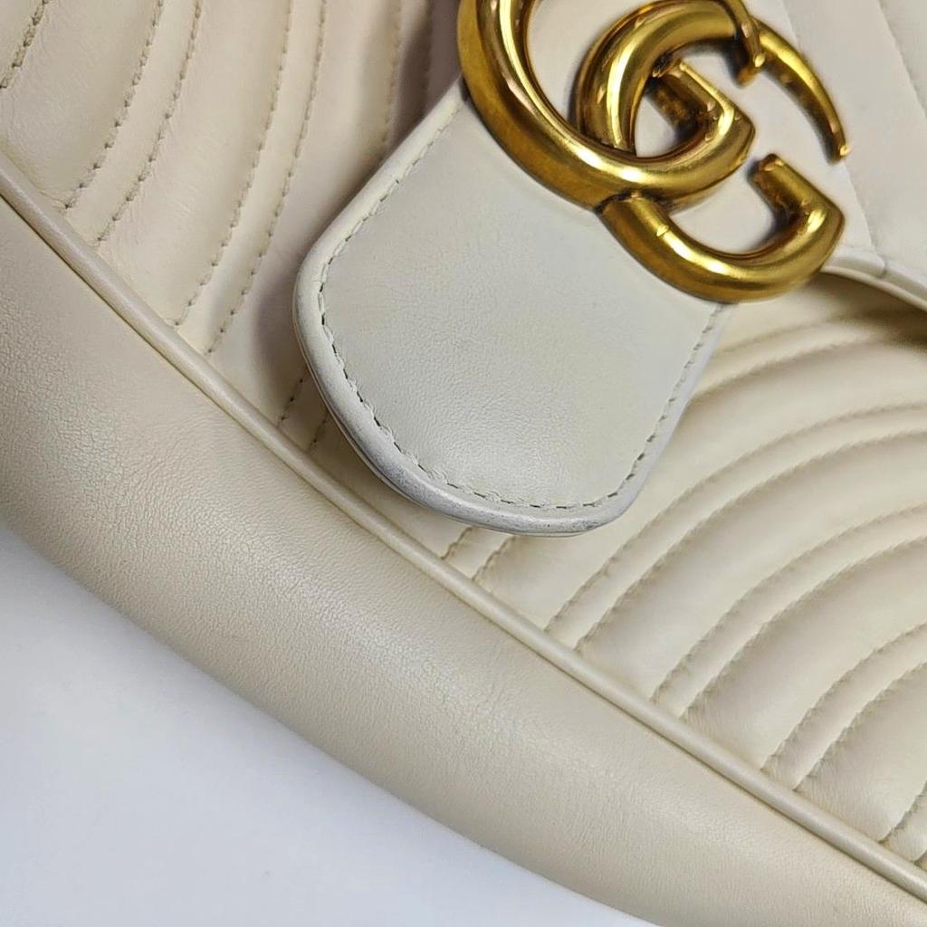[Pre-Owned] GG Marmont Double G Logo Chain Shoulder Bag - Very Good #FRMCDS