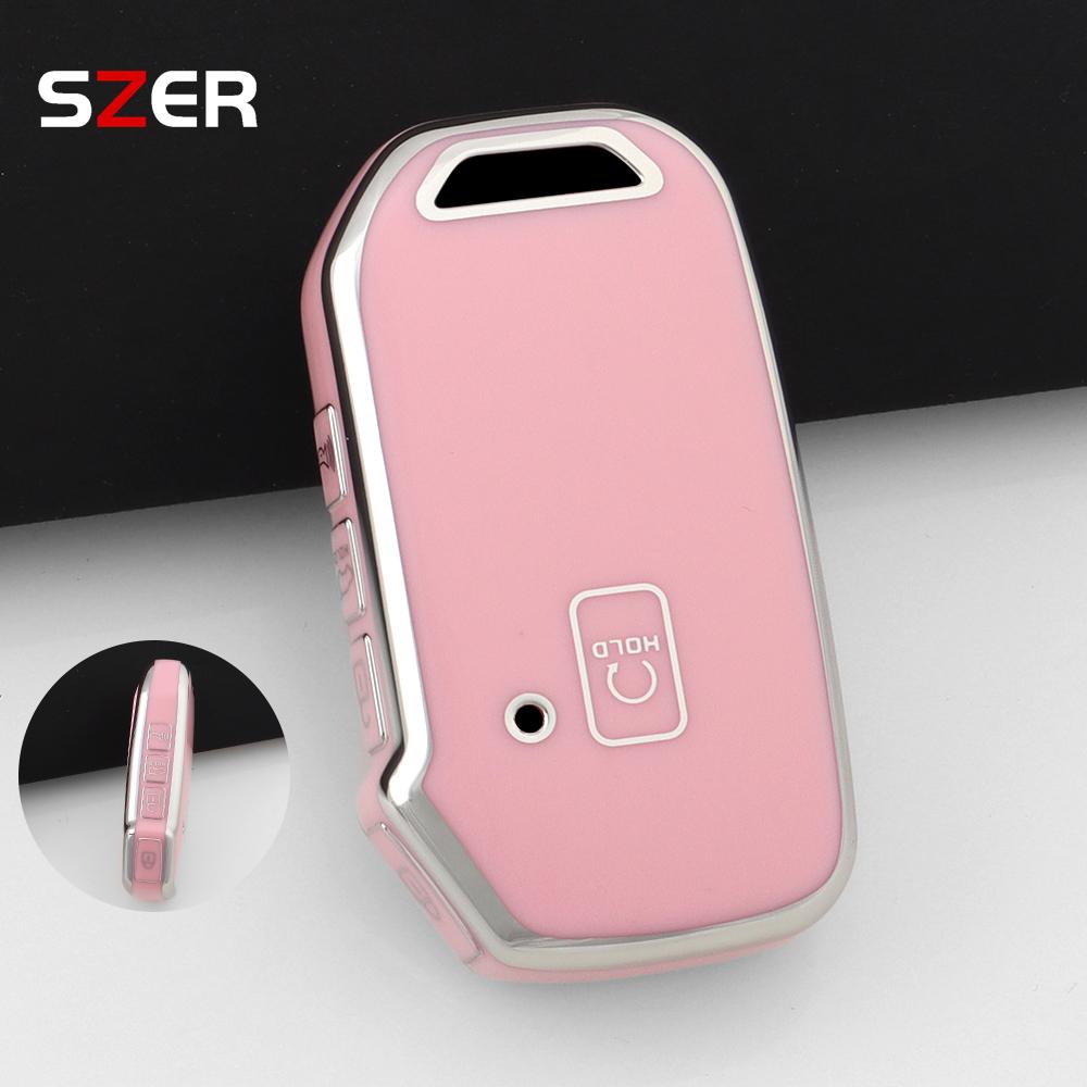 5 Button Tpu Style Car Key Case Cover Holder Keychain For Kia Telluride Telluride Sx Sportage R K5 Gt Line Seltos