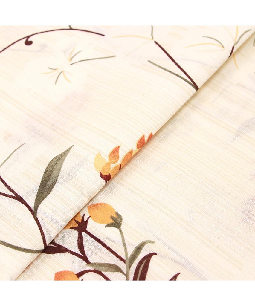 Yukata change set Heiko E Kikyo one size fits [KYOETSU] set, weave, unbleached, 2-piece (yukata, obi), women's (11.Kunfu Kanade, all)