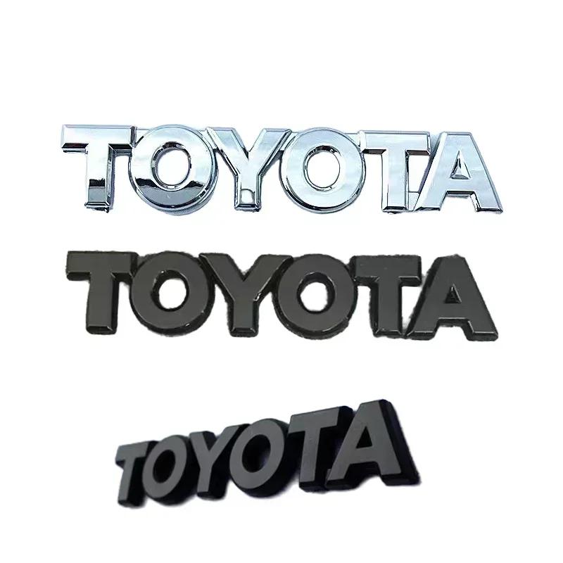 BAXM3 3D Rear Trunk Emblem for Toyota RAV4 Corolla Camry Prado GT86 Crown REIZ CHR Avalon Hilux Tacoma Car Logo Car Accessories