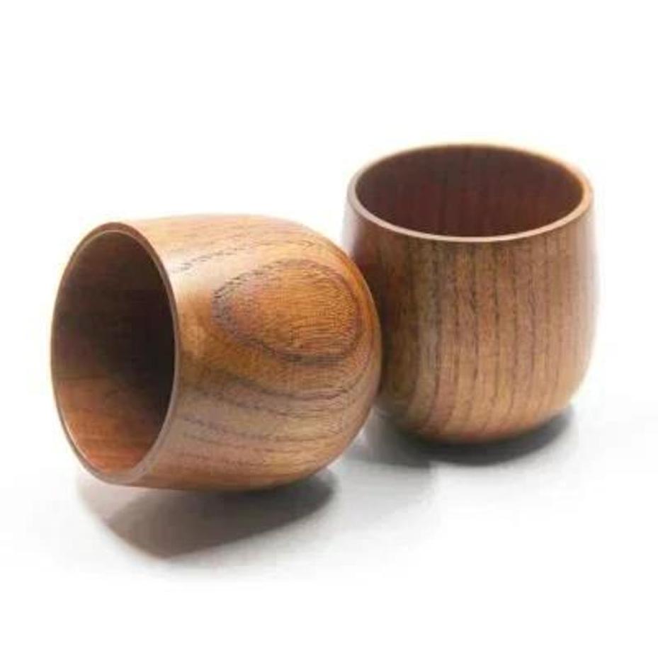 1 Pcs Reusable Wooden Cup Environmentally Friendly Tea Coffee Milk Wine Coffee Beer Drink Cup Portable Insulated Water Cup