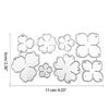 Troqueles de Corte con Estampado de Flores Troquelados de Flores Plantilla para Hacer Tarjetas de Cumpleaños Scrapbooking DIY Álbum Manualidades con Papel