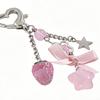 Star Phone Pendant Flower Acrylic Keyring Sweet Punk Bag Pendant  Student