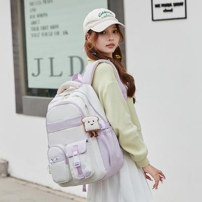 Vienkārša mugursoma meitenēm, junioru un vecāko klašu skolēniem, skolas somas ar lielu ietilpību, lai samazinātu slodzi un stresu, un brīvā laika ceļojumiem  ārpus telpām