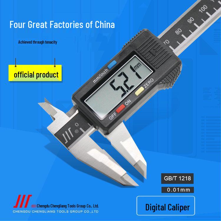 High Precision Digital Vernier Caliper 0-150mm/200mm/300mm, 0.01mm Accuracy 0-100mm
