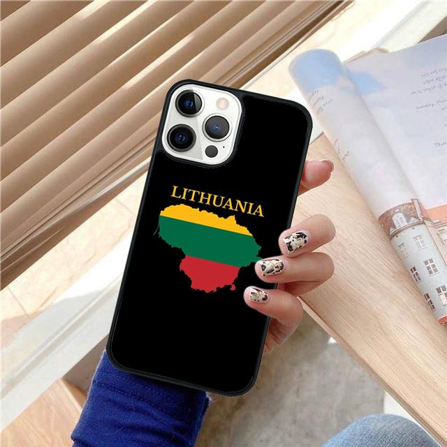 Lithuania Flag Phone Case Cover For iPhone 17 Air 16 15 14 13 12 Pro Max 11 Pro Max Plus Coque Shell