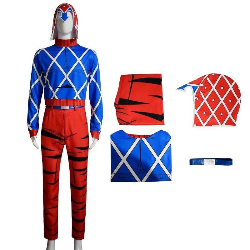 Adventure Bizarre Jojos Cosplay Costume Durable Polyester Anime Enthusiasts