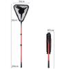 90cm/1.8m/2.1m Telescopic Landing Net Folding Fishing Pole Extending Fly Carp Course Sea Mesh Fishing Net For Fly Fishing