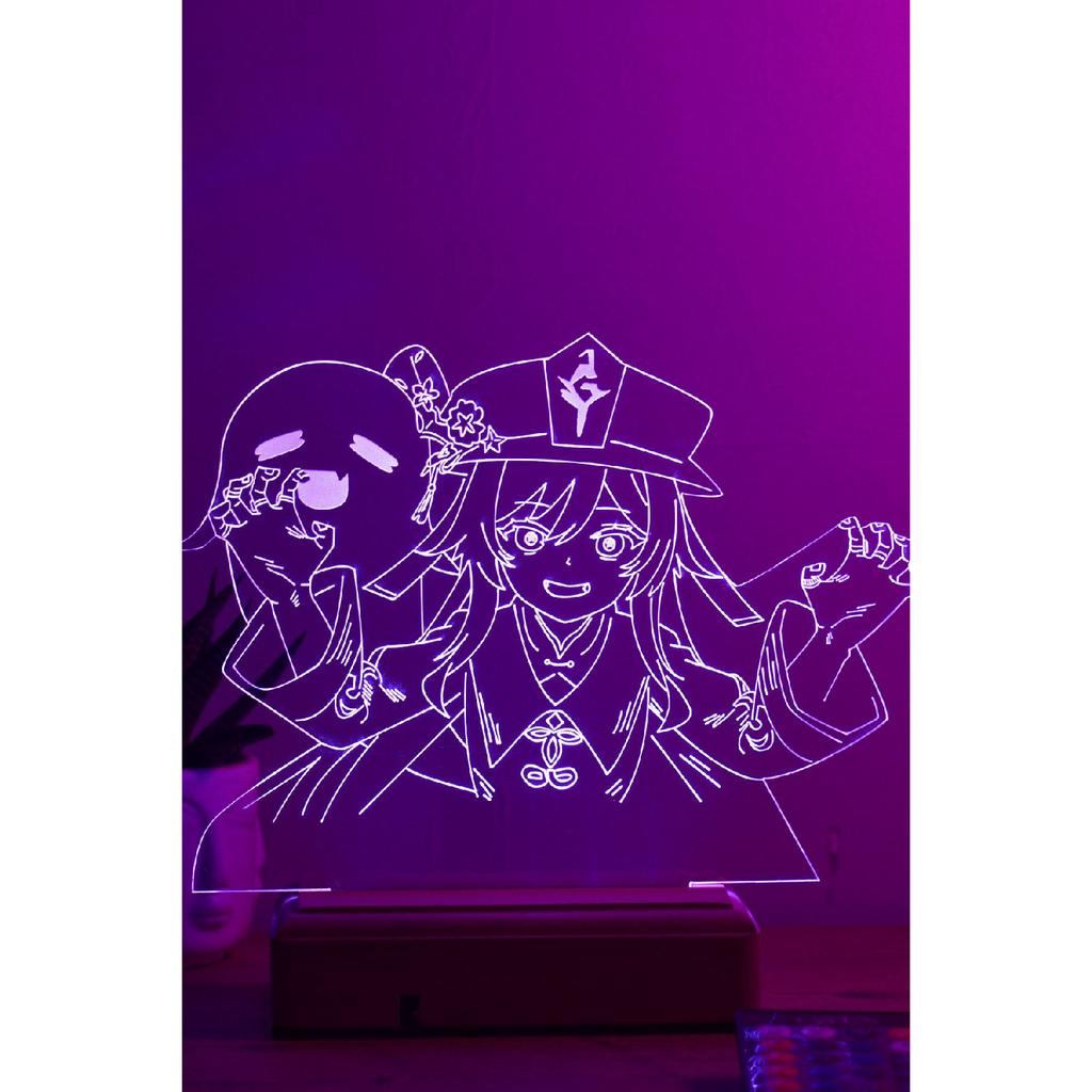 Genshin Impact Hu Tao 16 Color Controlled Night Light