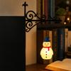 Snowman Decorative Bookshelf Light with for Library Bookcase Reading