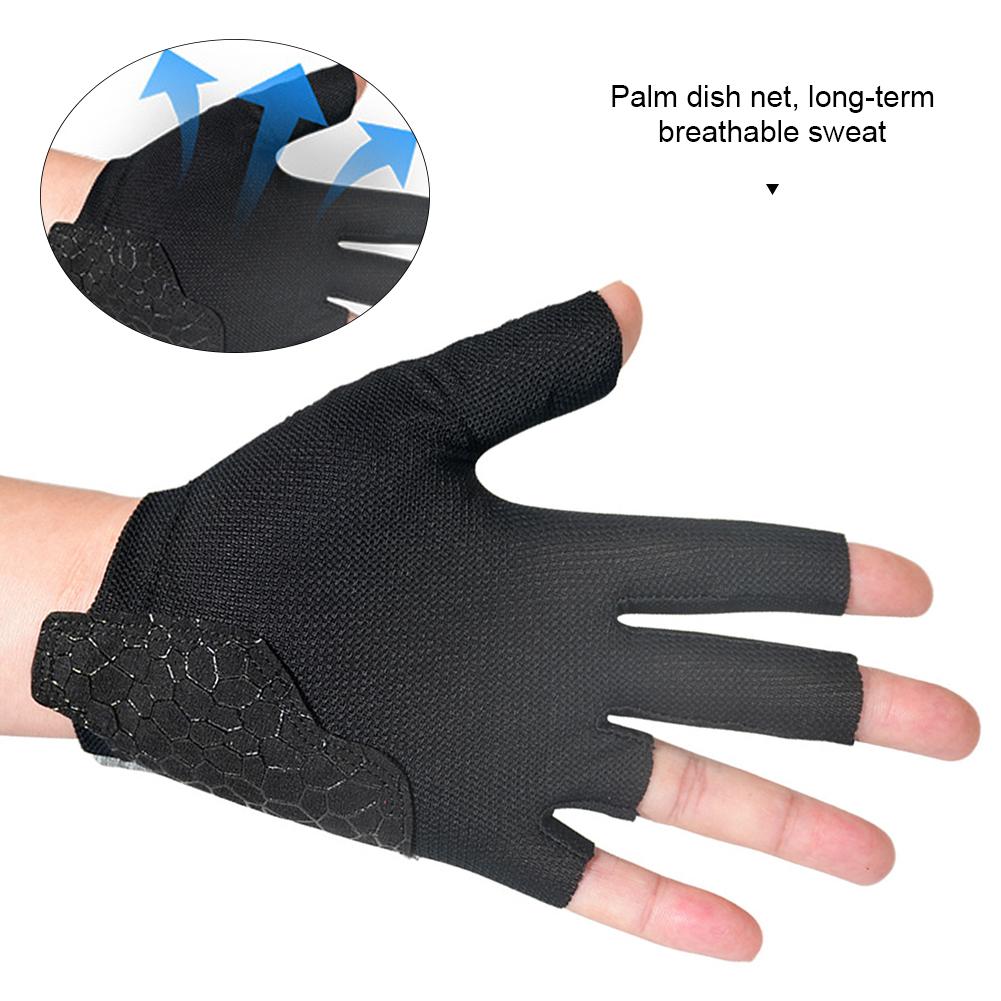 1PC Professional Billiards Gloves With Anti-Slip Pads Breathable And Sweat-Wicking Snooker Gloves Self-Adhesive Cloth Fixed For Left Hand
