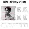 Singer G-Gracie Abrams Pillow Case Sofa Living Room Bedroom Double-Sided Printing Square Cushion Nap Time Pillow Case