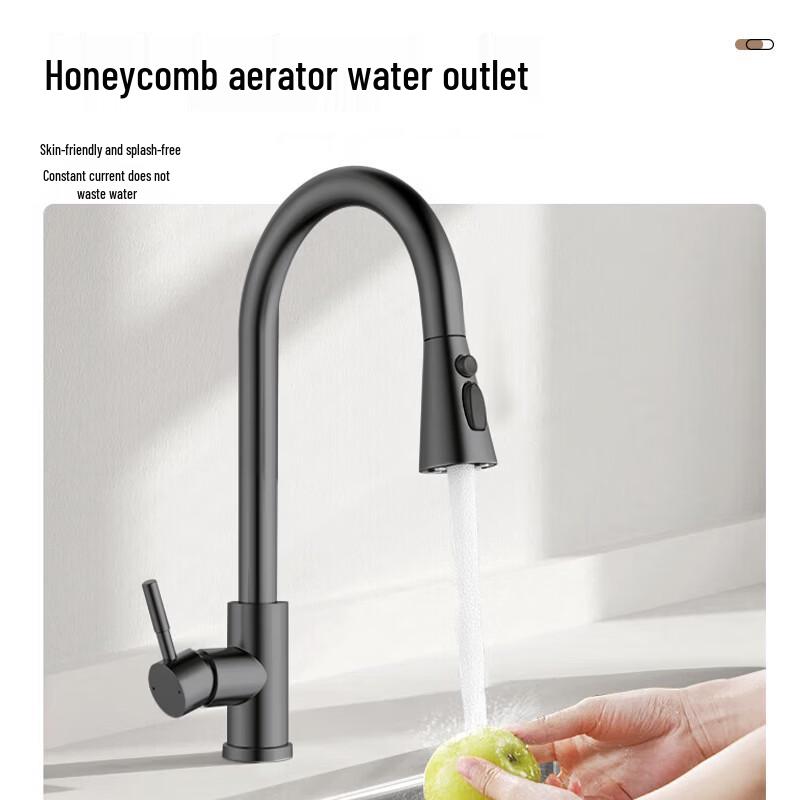 ARROW Stainless Steel Pull-Out Kitchen Faucet