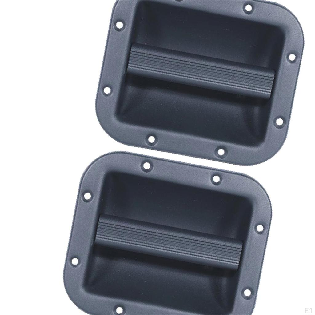 2 Pieces Speaker Cabinet Handles Accessories Pull Side Handle Loaded Case Supplies Carry