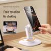 All-Metal Rotating Mobile Phone and Tablet Holder – Portable, Foldable, Multi-functional Desktop Stand