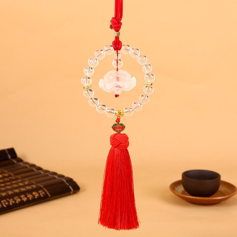 

Light Luxury Car Mirror Lotus Pendant High-grade Car Interior Decorative Motor Vehicles Style 1