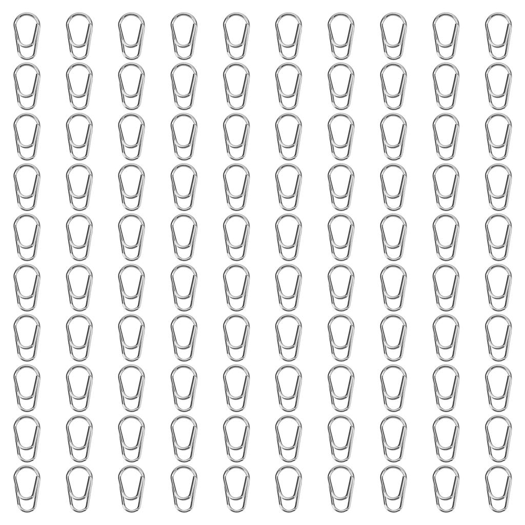 100 Pcs Fishing Ring High Tensile Strength High Tensile Strength Durable Fishing Snaps Lure