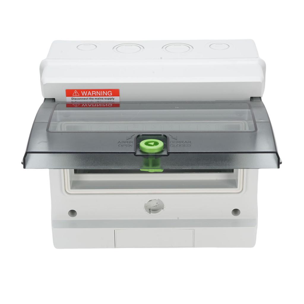 4 Way Distribution Box Circuit Breaker Enclosure with DIN Rail Mounting IP66 Water Proof for Indoor Outdoor Use