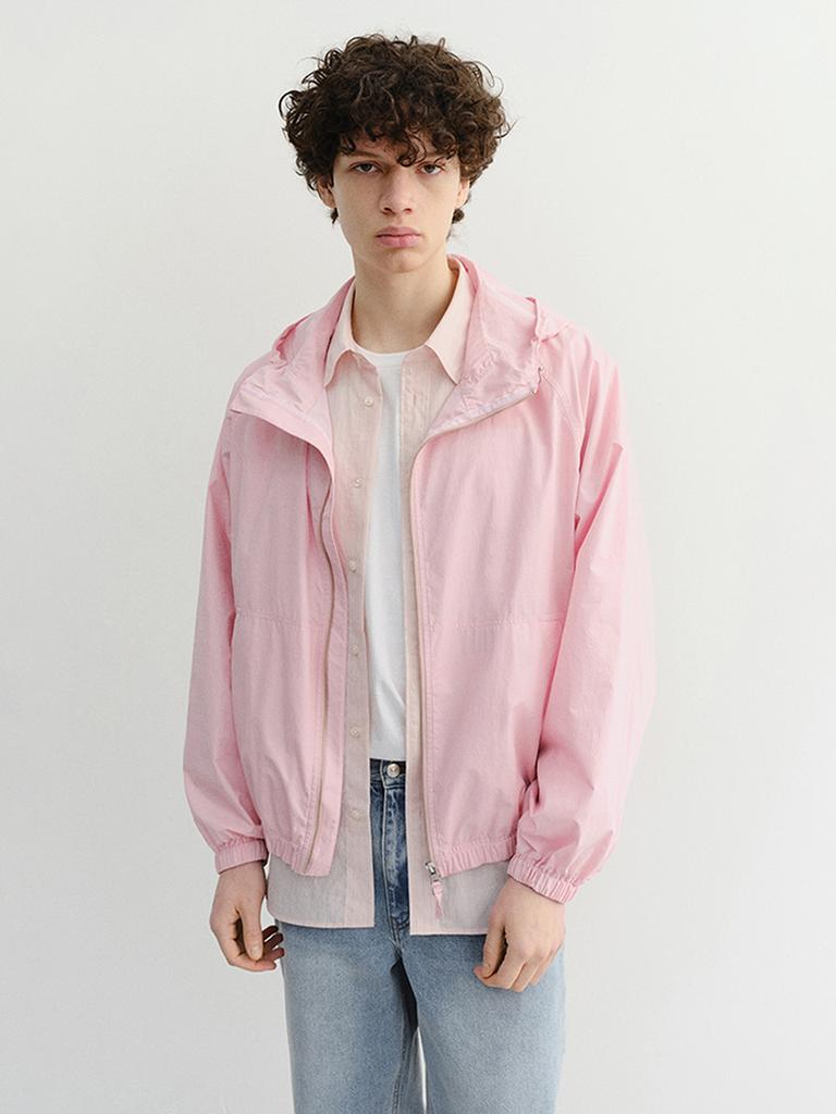 Dunst For Men Summer Breeze Windbreaker_Unisex_Udju6B123_Soft Pink