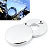 1Pcs Motorcycle Fork Lock Cover Fit for Harley FLHR Road King 1994-2018 Chrome