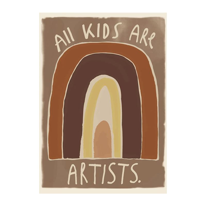 

Холст с забавными животными, винтажный мультяшный настенный художественный принт, постер с леопардовым кроликом, изображение яблока для детской комнаты, домашний декор 21x30cm No Framed