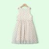 Montagut Kids Girls' French Square Neck Polka Dot Vest Dress