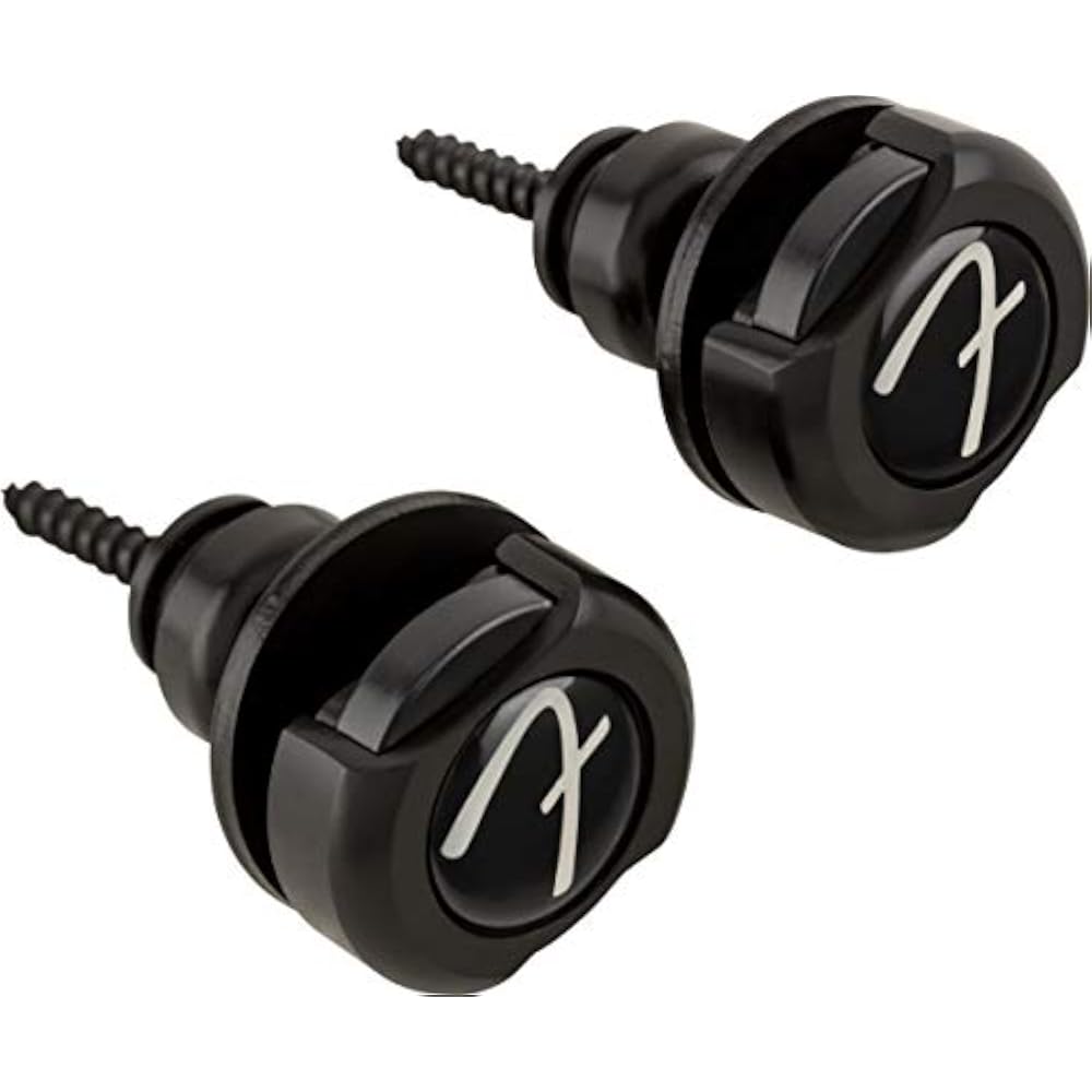 Fender Strap Pin Indemnity Strap Locks, Black