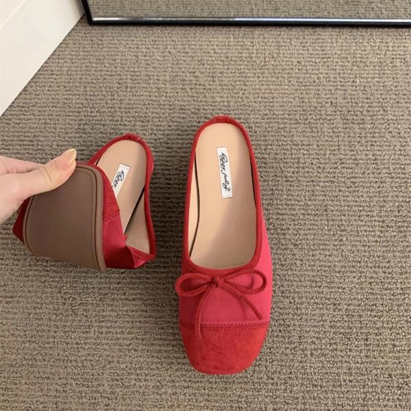 Fashion Shoes Woman 2025 Autumn Female Footwear Soft Modis Ballet Flats New Summer Fall Dress Comfortable Cute Ballerinas Shoes Woman Co