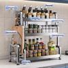 Modern 201 Stainless Steel Kitchen Countertop Spice Rack