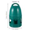 Large Capacity Bird Water Dispenser for Pigeons Parrots Doves Sturdy Round Smooth Detachable Easy Clean Portable Household Zoo
