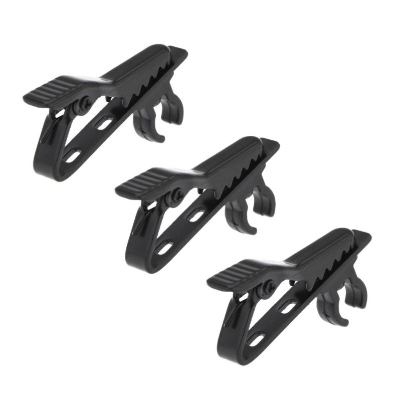 

Universal Mic Metal Clips Protable Lavalier Microphone Clip Lapel / Collar / Clothes Tie Microphones Holder Mount Clamp