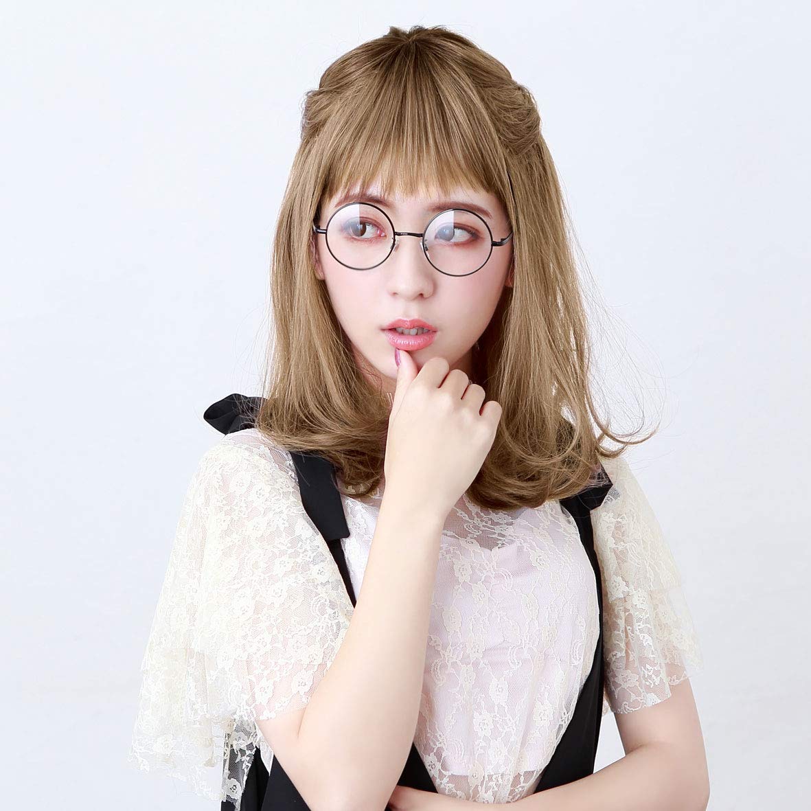 

All-Gradation Frill Curl Midi Heat-Resistant Chocolate Brown