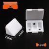 Thickened White Nylon Corner Bracket, L-Shaped 90 Degree, Triangular with Cover for Furniture Cabinet Connector