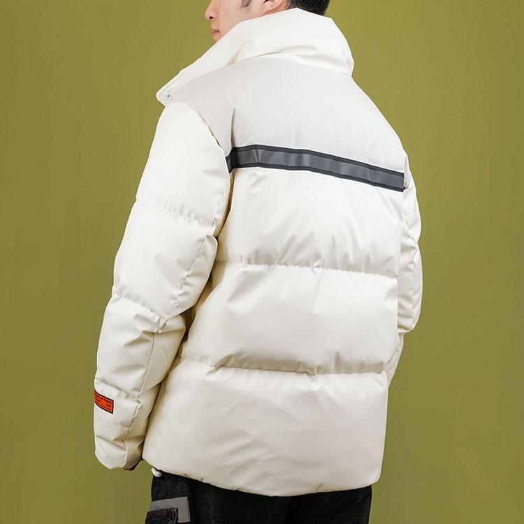 New Balance Winter Windproof Outdoor Down Jacket Asia Sizing 'White Black' Unisex NPA44013-IV