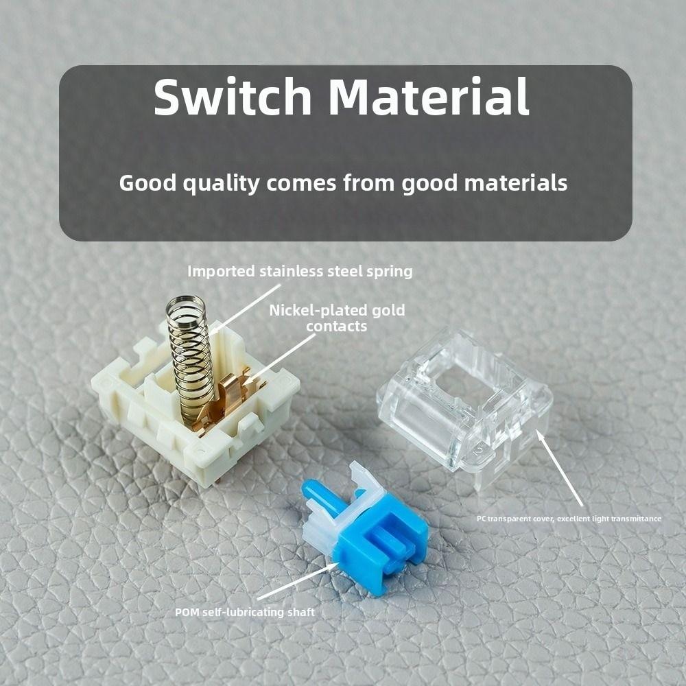 10Pcs Dust-proof 3 Pin Tactile Switches Mini Keyboard Switch Replacement Axis Shaft Switch PC